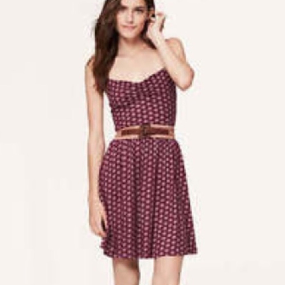 LOFT Sprinkle Dot Cami Dress